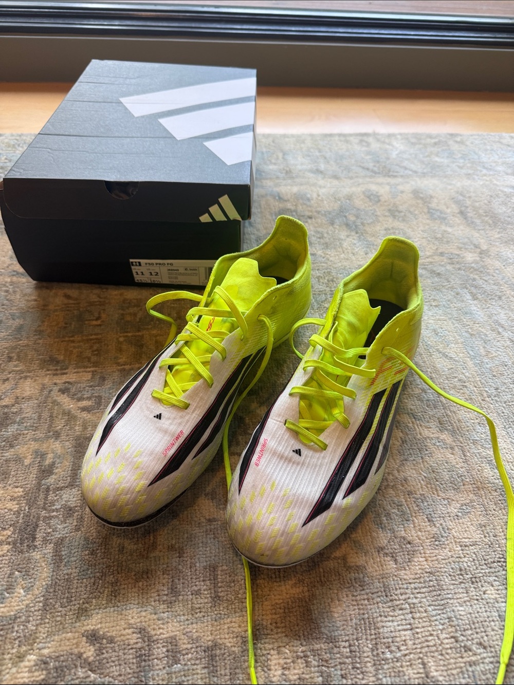 Worn once but defective adidas f50 pro FG cleats - 11